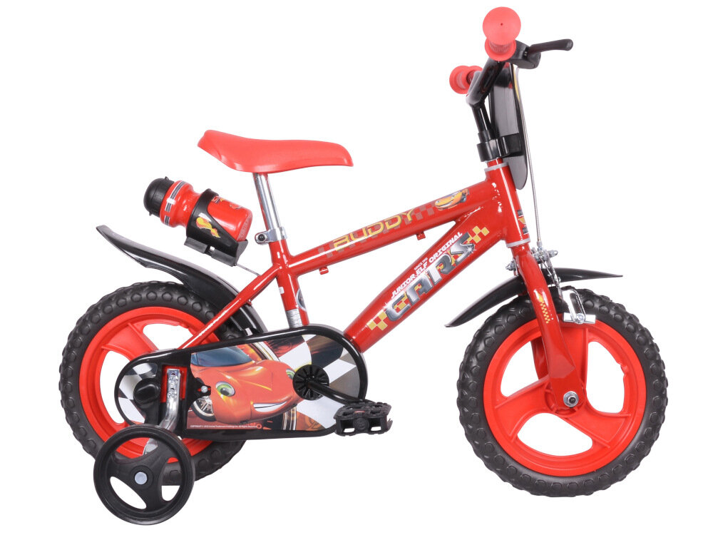 Rower dziecięcy DISNEY Auta 12 Skye dla dziewczynki rama stalowa 8,5-calowa odporność na uszkodzenia mechaniczne i działanie czynników zewnętrznych dostosowana do najmłodszych geometria roweru lekki 5,8 kg
