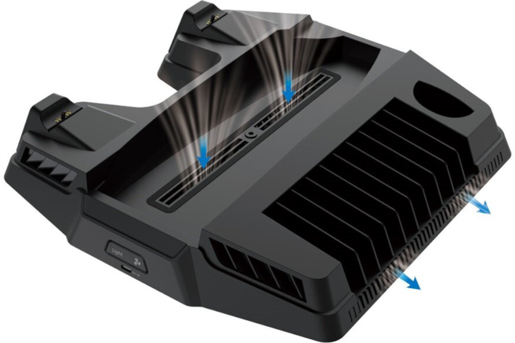 Podstawka chłodząca COBRA CR1PS5BK Czarny zabawa gaming konsola ładowanie chłodzenie prędkość