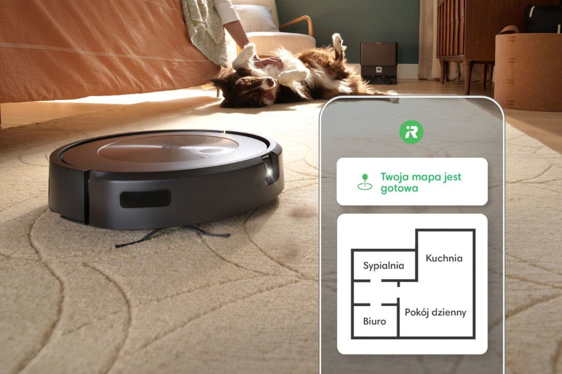 Robot sprzątający IROBOT Roomba j9 aplikacja system glosowy