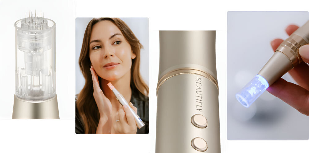 Urządzenie do mezoterapii mikroigłowej BEAUTIFLY Dermapen Meso Intense Gold