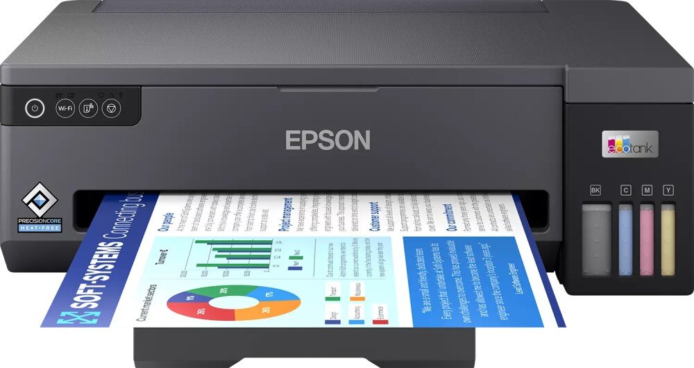 Принтер EPSON EcoTank L11050 Кольоровий друк, роздільна здатність Wi-Fi, різкість, швидкість