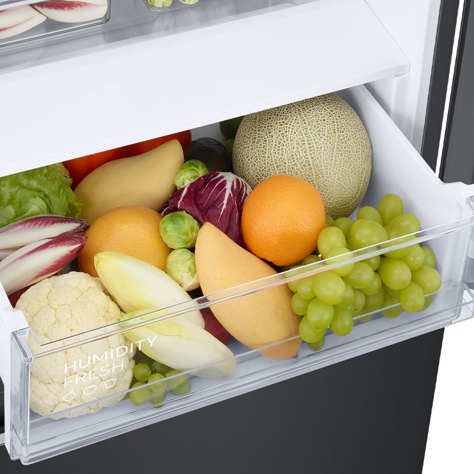 Specjalna szuflada na owoce i warzywa w lodówce Samsung RB38C650EB1