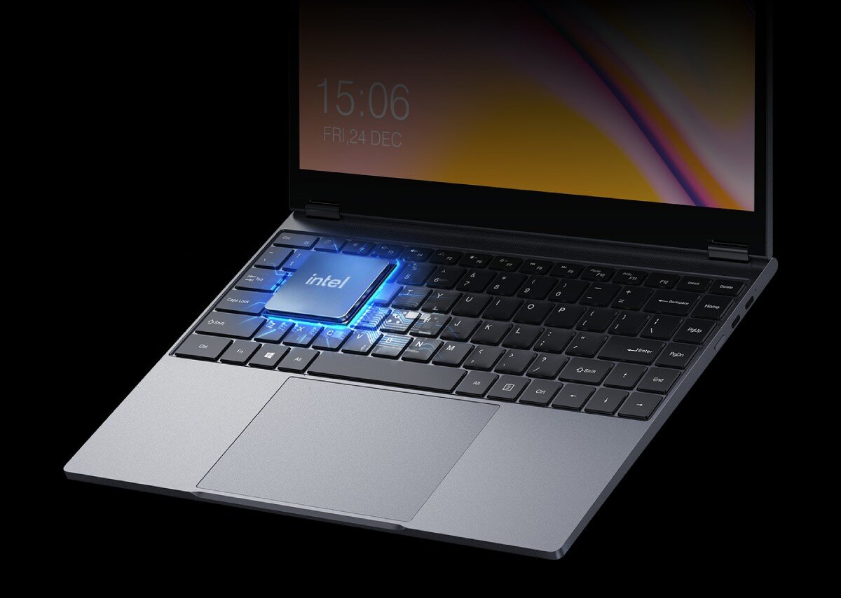 Laptop CHUWI FreeBook 2023 13.5 IPS Celeron N100 12GB RAM 512GB SSD Windows 11 Home podzespoły procesor wydajność