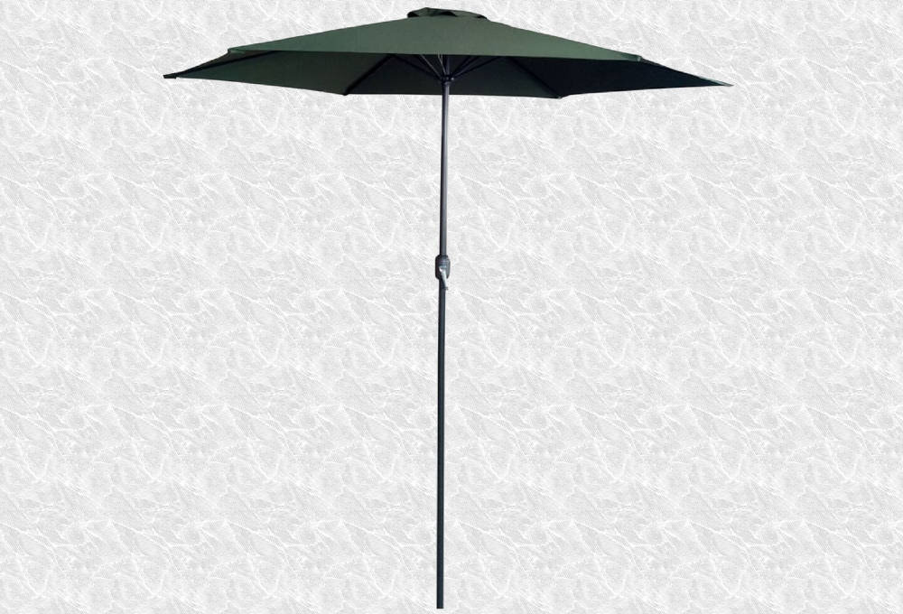 Parasol ogrodowy PATIO 47729 Zielony kolor kolorystyka cień średnica 3 m solidna konstrukcja wykonanie sześć ramion gramatura 180 gr/m2 łatwe czyszczenie średnica rur stabilny trwały