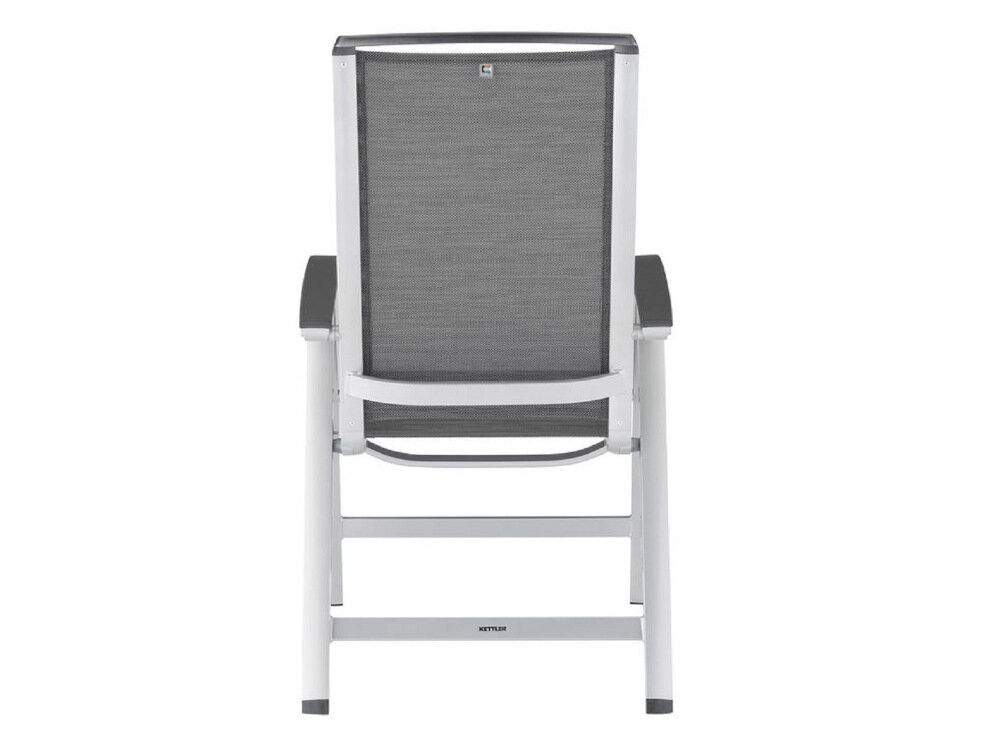 Krzesło ogrodowe KETTLER Forma II 0104701-0600 Srebrny funkcjonalny elegancja w detalu srebrny kolor gladki wzor precyzyjne wykonanie