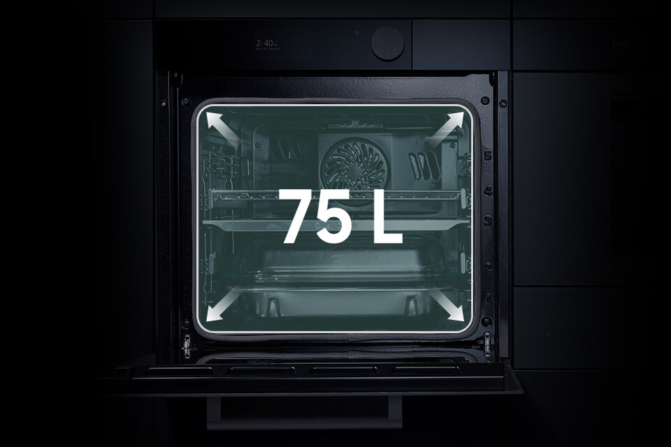 Jeden piekarnik, wiele możliwości - pojemność 75 l: Samsung
