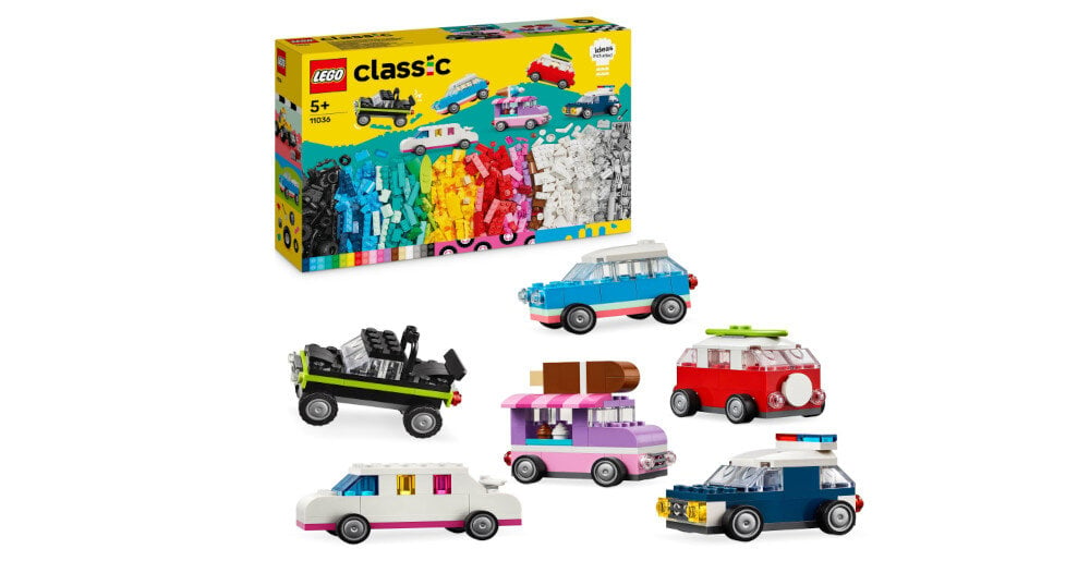 KLOCKI LEGO CLASSIC KREATYWNE POJAZDY 11036 zestaw elementy dokumentacja