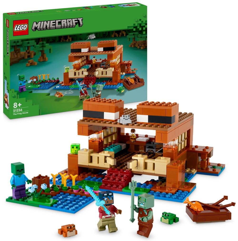 LEGO 21256 Minecraft Żabi domek    klocki elementy zabawa łączenie figurki akcesoria figurka zestaw 
