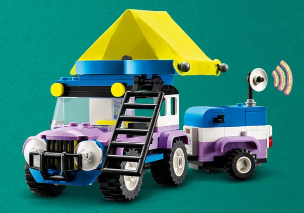 LEGO 42603 Friends Kamper z mobilnym obserwatorium gwiazd zabawa edukacja rozwój wyposażenie kreatywność