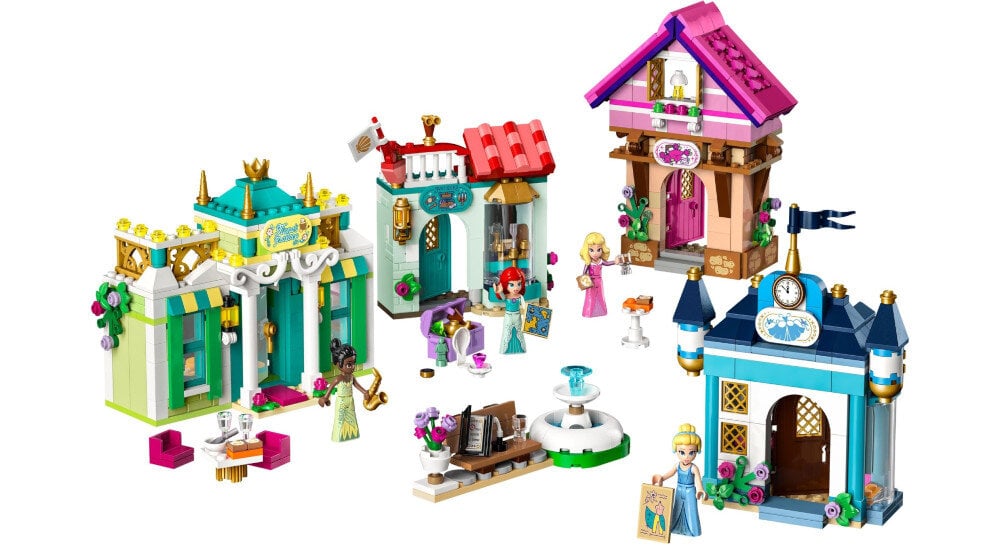 KLOCKI LEGO DISNEY PRINCESS PRZYGODA KSIĘŻNICZKI DISNEYA NA TARGU 43246 fontanna