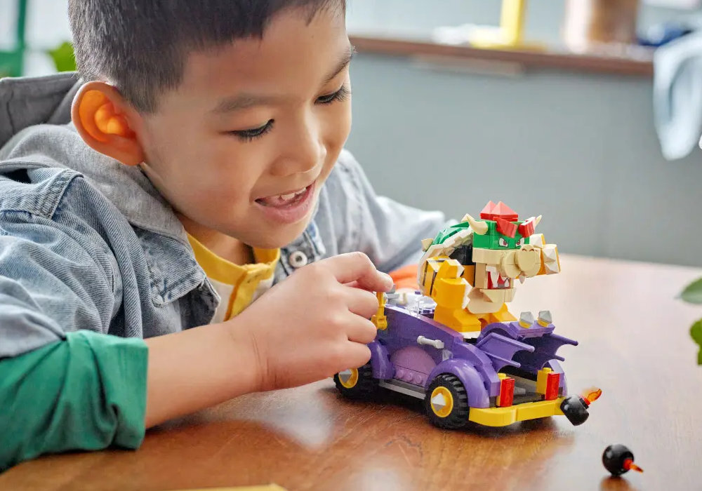 LEGO 71431 Super Mario Muscle car Bowsera - zestaw rozszerzający zabawa edukacja rozwój wyposażenie kreatywność
