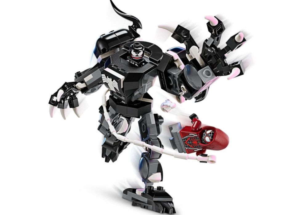 LEGO 76276 Marvel Mechaniczna zbroja Venoma vs. Miles Morales zabawa edukacja rozwój wyposażenie kreatywność