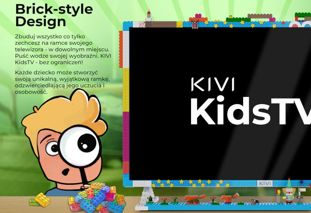 Telewizor KIVI Kids TV - klocki