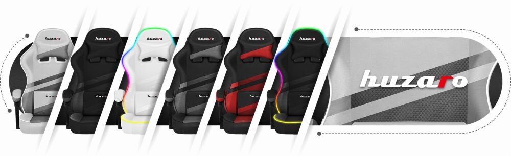 Fotel HUZARO Force 4.4 Komfort wygoda regulacja podłokietniki poduszki sesje wielogodzinne kółka obciążenie mechanizm