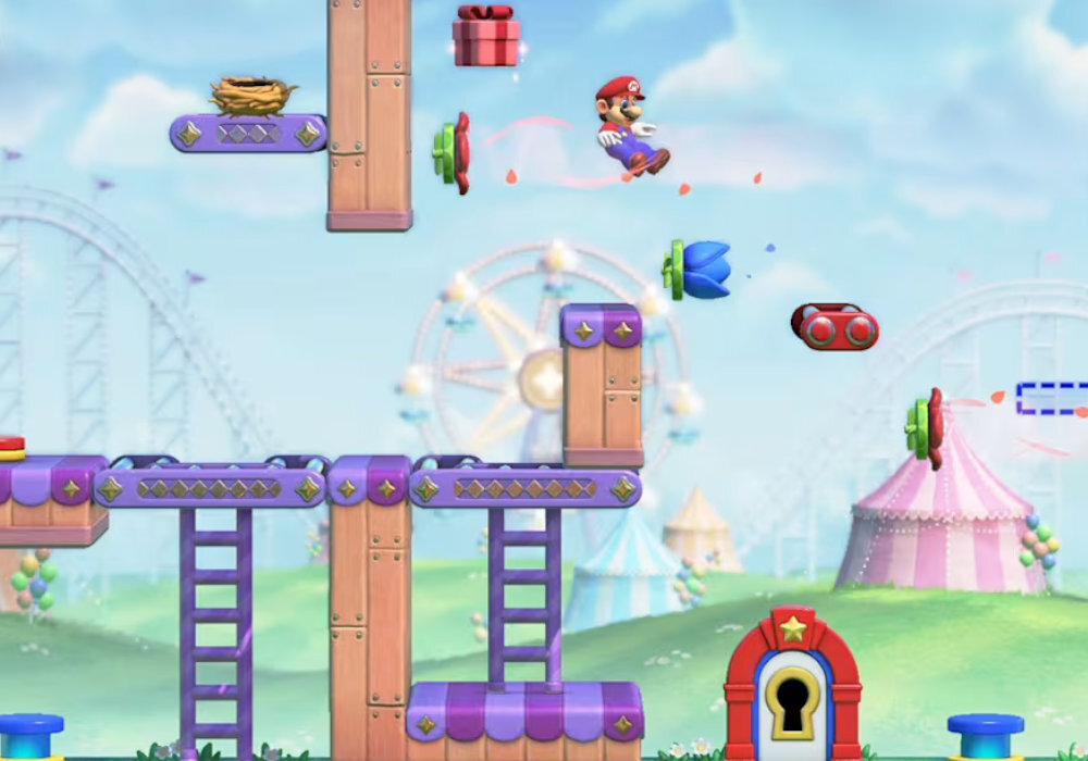 Mario vs. Donkey Kong Gra NINTENDO SWITCH zabawa przygoda łamigłówki platformowa