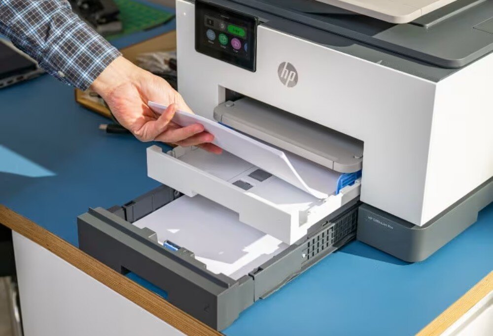 Urządzenie wielofunkcyjne HP OfficeJet Pro 9120b Druk w kolorze, Automatyczny druk dwustronny, Wi-Fi, Bluetooth drukowanie jakość rozdzielczość