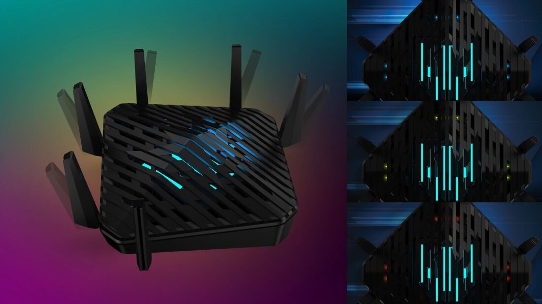 Router ACER Predator Connect W6 - Dioda LED