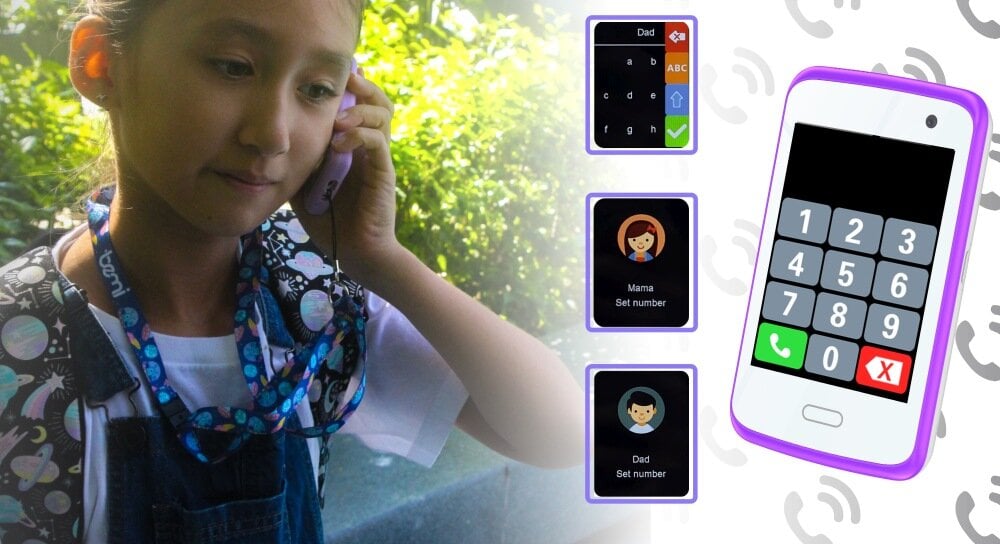 Telefon BEMI Tok dziecko kontakt dwukierunkowe dzwonienie treści internet