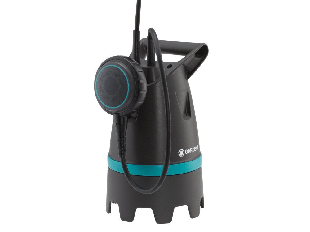 Pompa do wody GARDENA 9200 BASIC 09007-29 narzedzie do usuwania wody do wody zabrudzonej wydajnosc 9200 l/h silnik moc 250 W