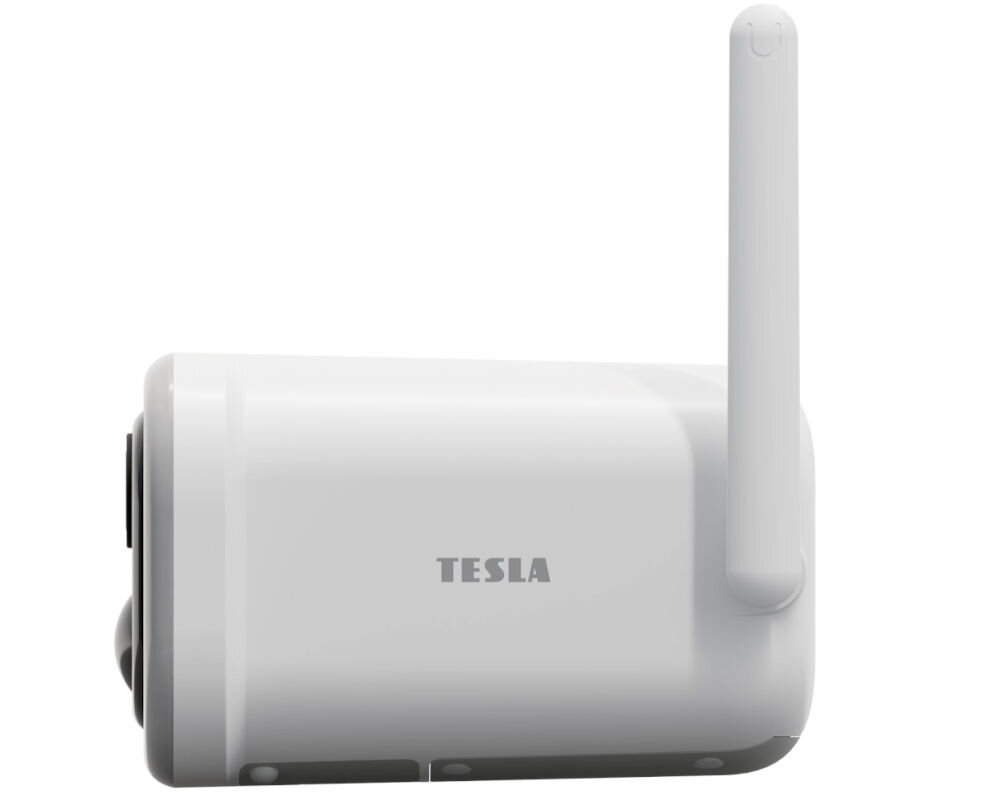 Kamera TESLA Floodlight Battery TSL-CAM-BF100 dwukierunkowa komunikacja audio wbudowany mikrofon głośnik redukcja szumów 