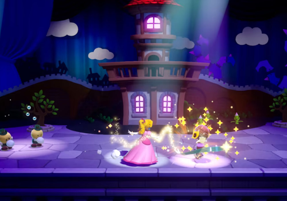 Princess Peach: Showtime Gra NINTENDO SWITCH zabawa róż przygody przemiany transformacje fabuła