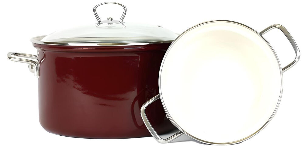 Garnek BELIS Eco Ceramic 18 cm kompatybilny z  wszystkimi rodzajami kuchenek gruba konstrukcja dna szybkie równomierne podgrzewanie potraw pojemność 2,6 l średnica 18 cm codzienne posiłki wymagające dania praktyczność jakość
