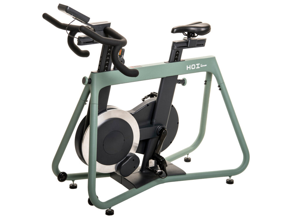 Rower spinningowy KETTLER Hoi Frame Speed Zielony innowacyjny design wytrzymalosc zaawansowae funkcje efektywne komfortowe treningi w domu w profesjonalnym studiu fitness