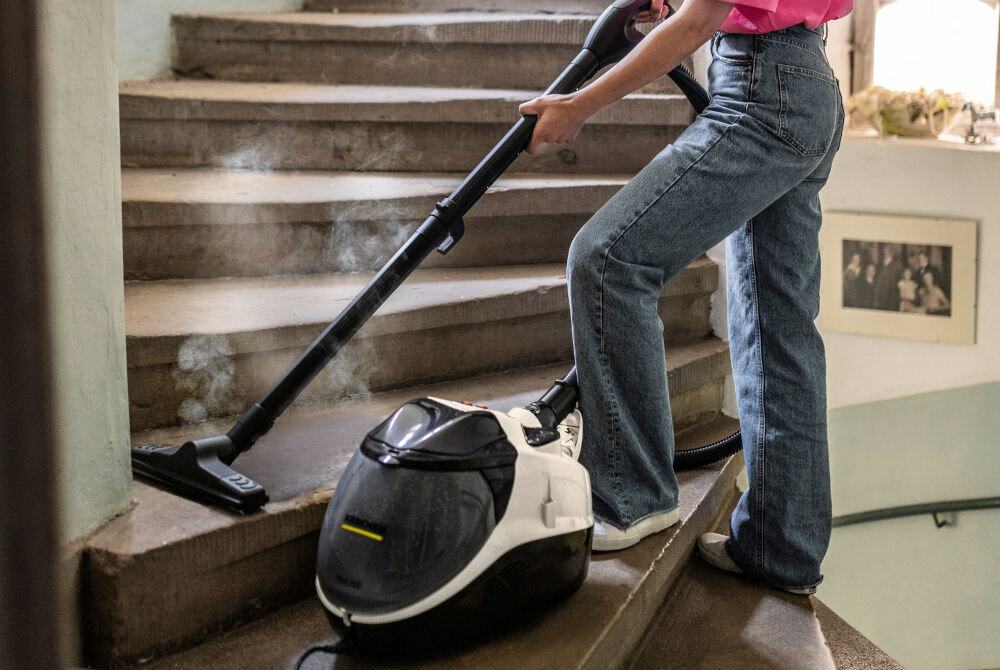 Застосування аксесуарів для пароочисника KARCHER SV 7 1.439-490.0 із тросовим замком