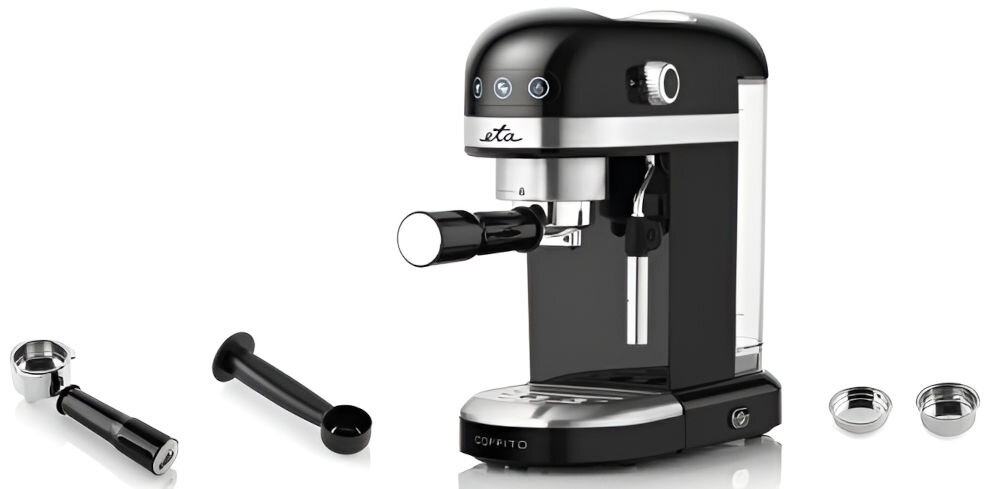 Ekspres ETA Coffito 017590000 Czarny  2 sitka ubijak do kawy