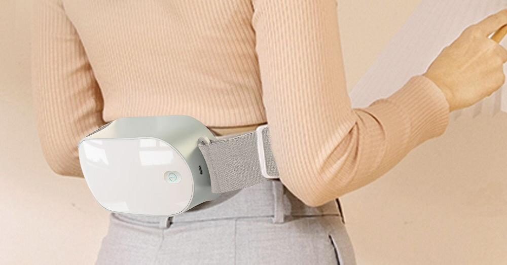 Masażer INOLY HZ-Y1 elegancki biały kolor praktyczne technologia elegancki design wszechstronna pielęgnacja pleców talii brzucha bogaty zestaw funkcji poprawa komfortu i zdrowia  