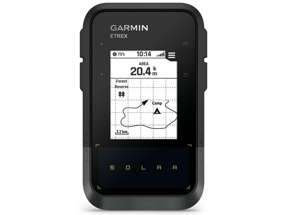 Nawigacja rowerowa i dla pieszych GARMIN eTrex Solar  Ekran 