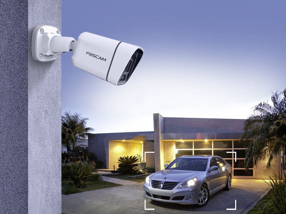 Kamera FOSCAM V4EC 4MP Starlight detekcja ludzi i pojazdów, brak fałszywych alarmów