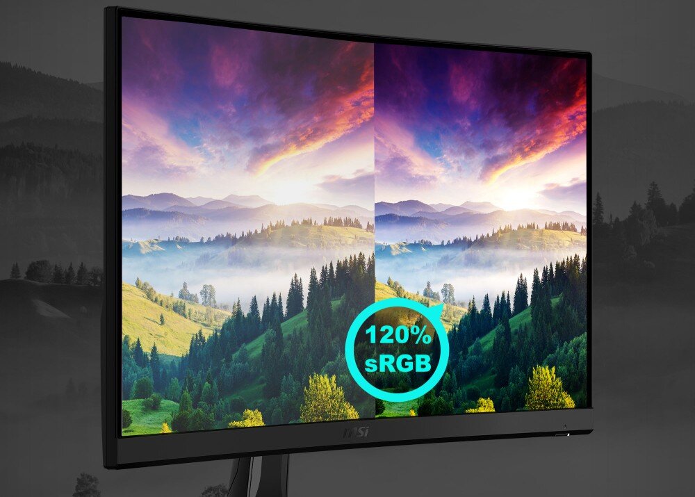 Monitor MSI G27C4 E3 27 1920x1080px 180Hz 1 ms [GTG] Curved kolory odwzorowanie barw kontrast statyczny