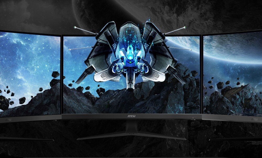 Monitor MSI G27C4 E3 27 1920x1080px 180Hz 1 ms [GTG] Curved ramka design podstawa regulacja nachylenie mocowanie VESA