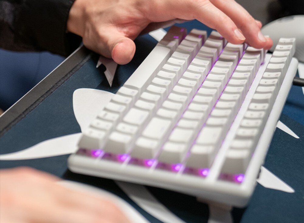 Klawiatura DELL Alienware Pro Biały bateria czas działania