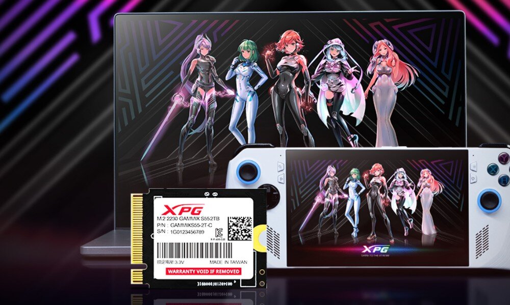 Dysk ADATA XPG Gammix S55 1TB SSD wygląd opis