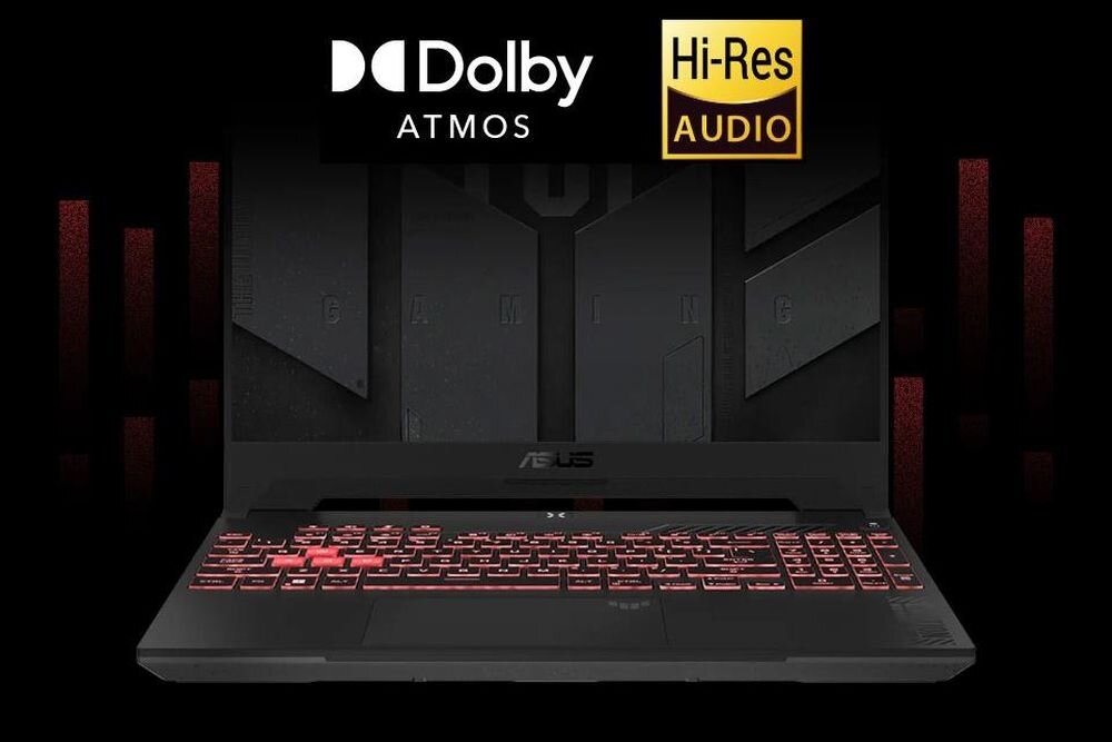 Laptop ASUS TUF Gaming A15 - Dwa głośniki Dolby Atmos
