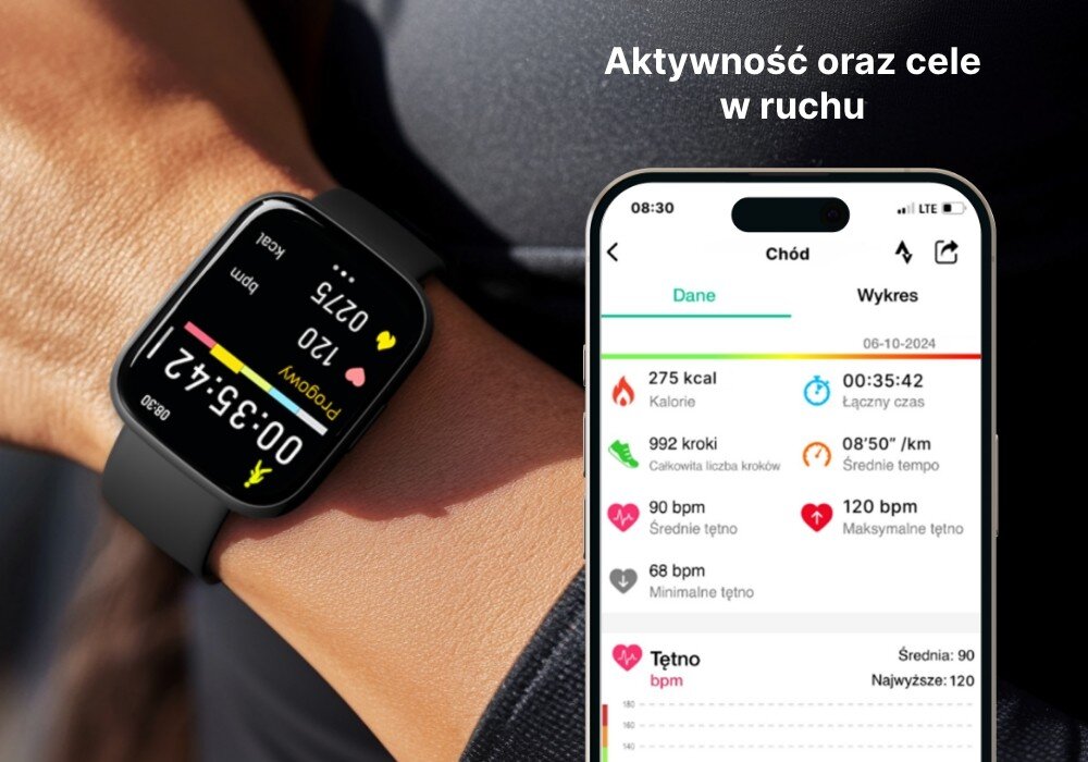 Smartwatch FOREVER SW-330 ForeVigo 4  Ruch 