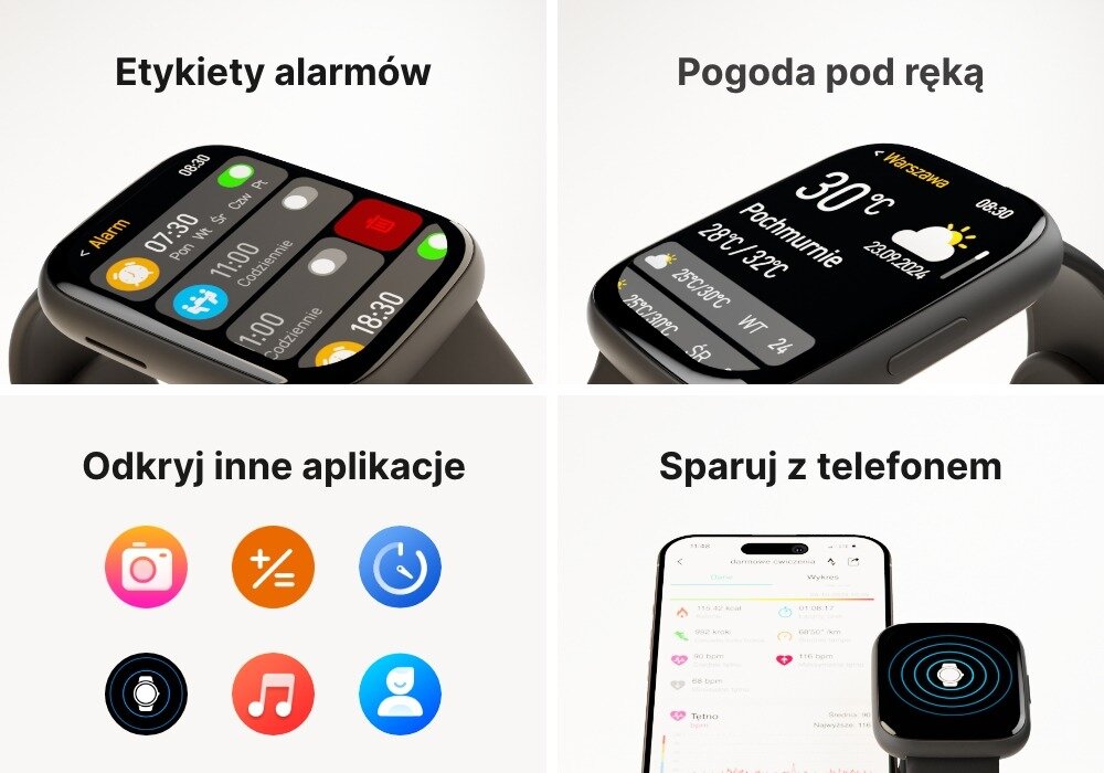 Smartwatch FOREVER SW-330 ForeVigo 4  wsparcie 