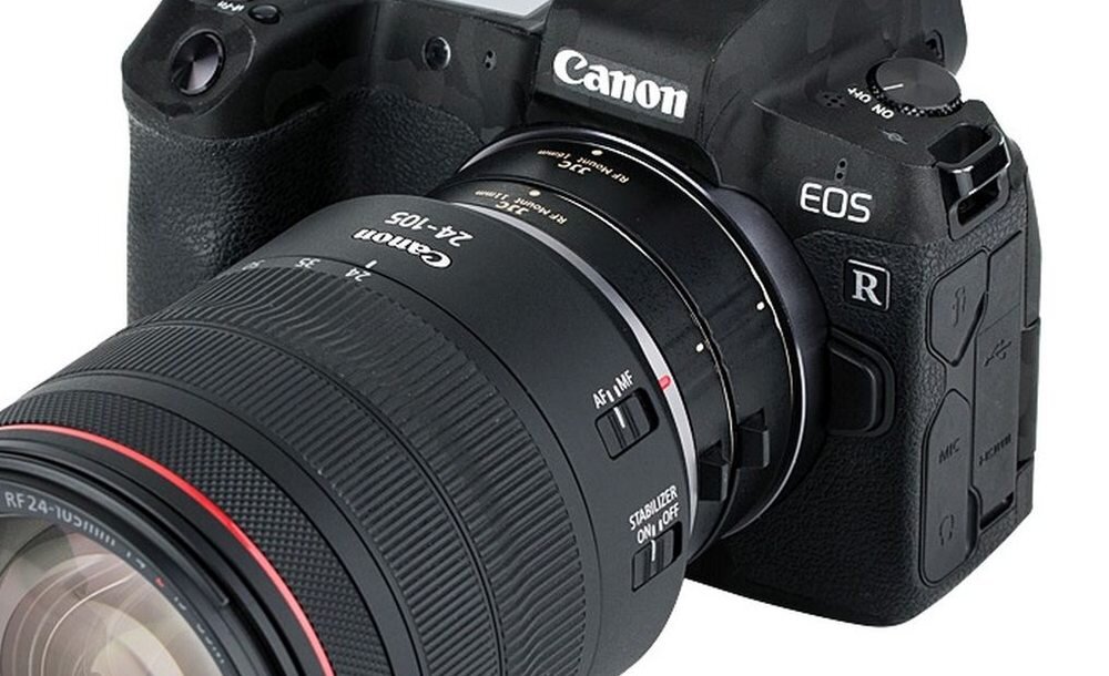 Pierścienie pośrednie JJC Makro Af do Canon EOS RF-R-RP   na aparacie  