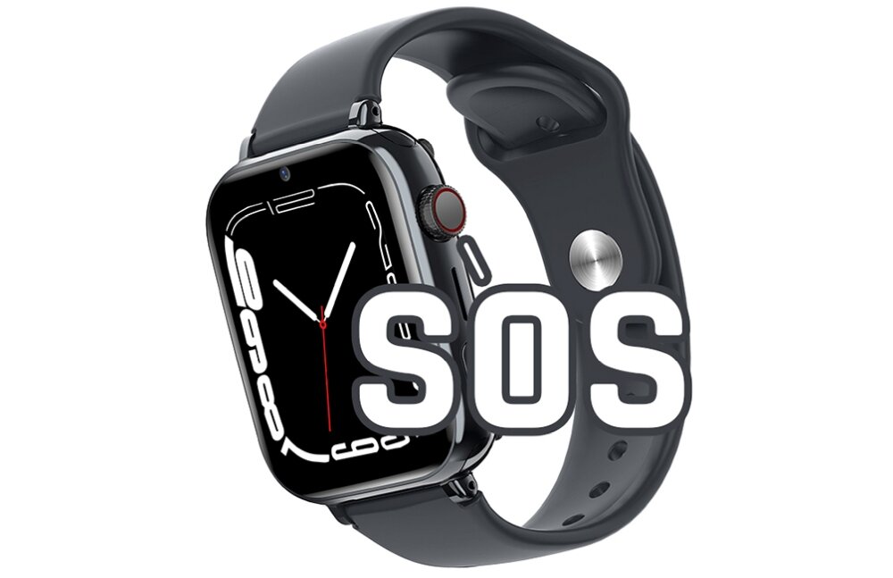 Smartwatch MAXCOM FW59 Kiddo alarm SOS informacje lokalizacja numer kontaktowy