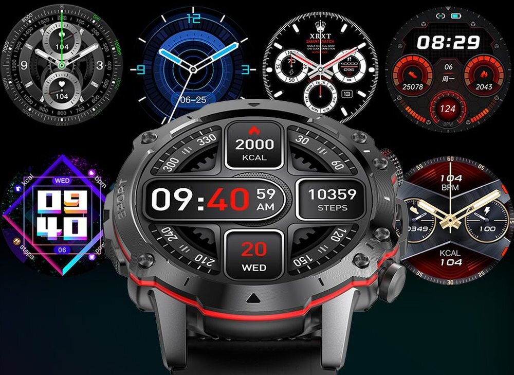 Smartwatch KIANO Watch Sport tarcze 