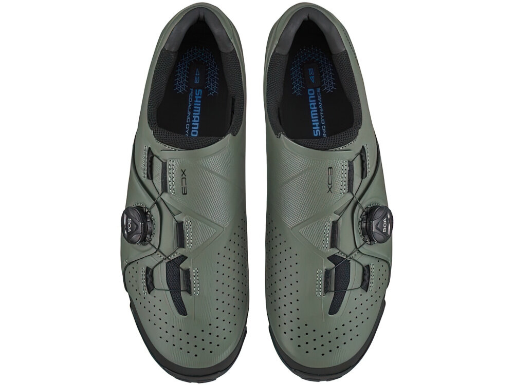 Buty rowerowe SHIMANO SH-XC300 Oliwkowy rozmiar 43 wydajnosc komfort dopasowanie optymalna przewiwenosc stopy rozmiar 43