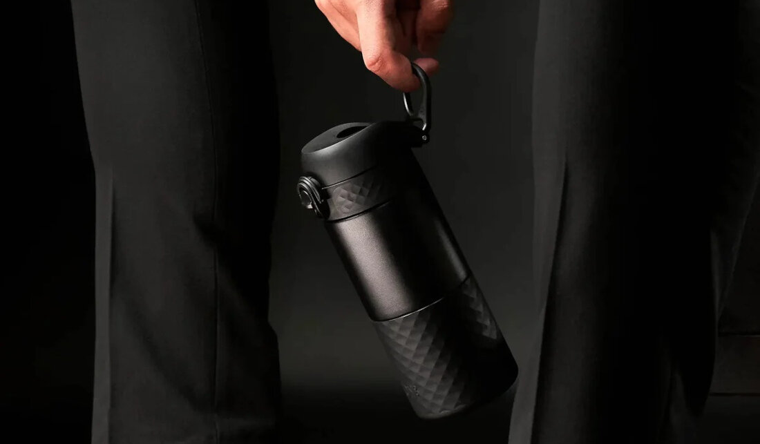 Kubek termiczny ION8 Travel Mug Fioletowy Trwałość ekologia wykonanie trwałość ekoloria stal nierdzewna recykling farva proszkowa środowisko
