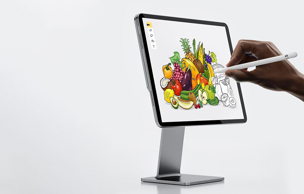 Podstawka INVZI MagFree do Apple iPad Pro 12.9 cali - elegancki design