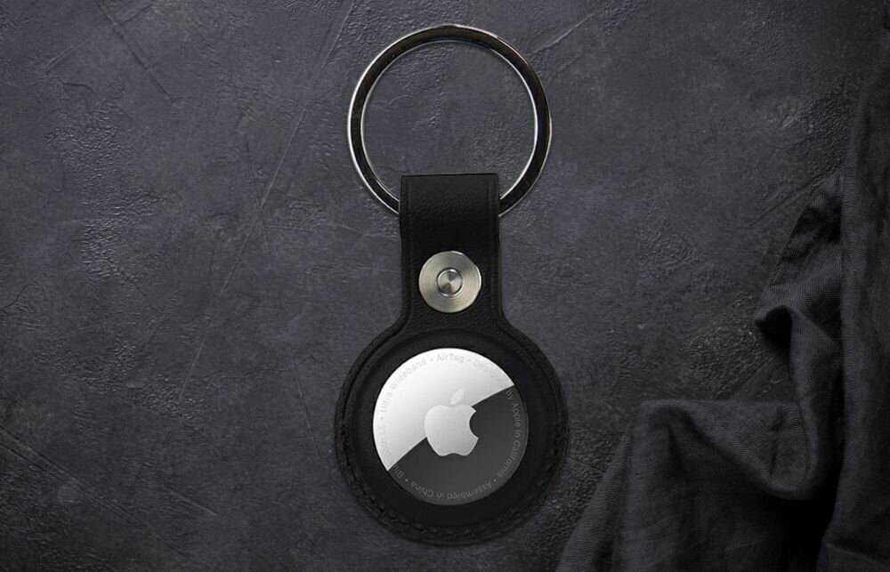 Brelok AUDI Synthetic Leather do Apple AirTag precyzyjna konstrukcja lepsza ochrona zawiasow