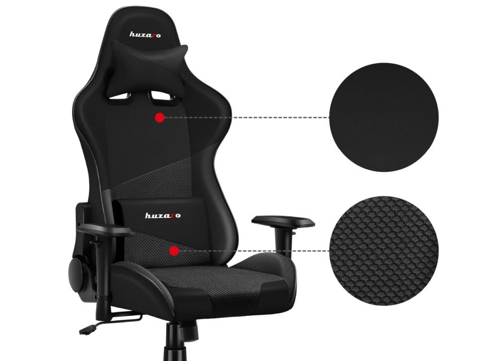 Fotel HUZARO Force 6.2  solidnosc wytrzymalosc pianka stabilnosc wygoda