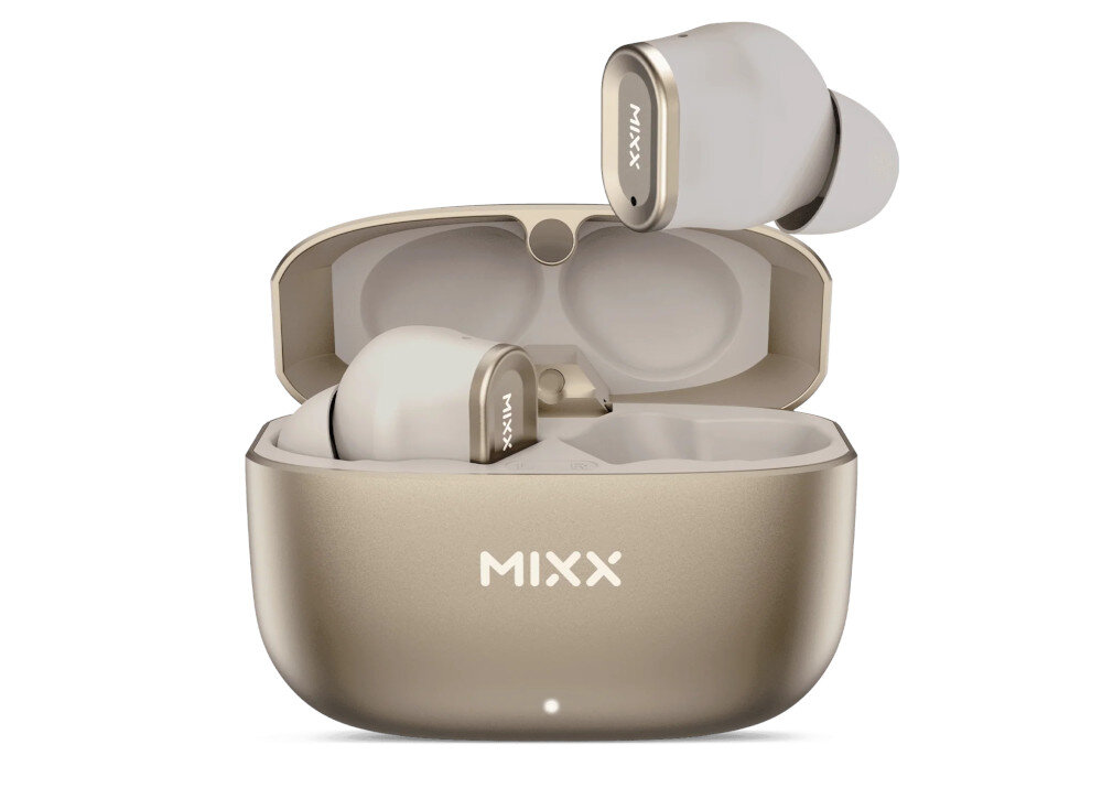 Słuchawki MIXX StreamBuds Custom 2 sterowanie etui gesty regulacja glosnosci asystent