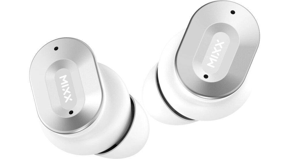 Słuchawki dokanałowe MIXX Streambuds Ultra Dots - Odporne na zachlapania, słuchawki dokanałowe na białym tle