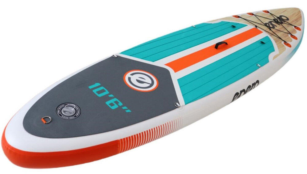 Deska SUP ENERO 1054018 320 x 76 x 15 cm sport dla kazdego do cwiczenia rownowagi i poprawy stabilnosci wydolnosci zdrowie zaangazowanie wszystkich miesni korzystanie na spokojnych wodach